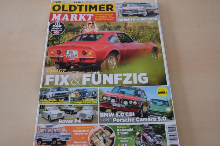 Deckblatt Oldtimer Markt (07/2018)
